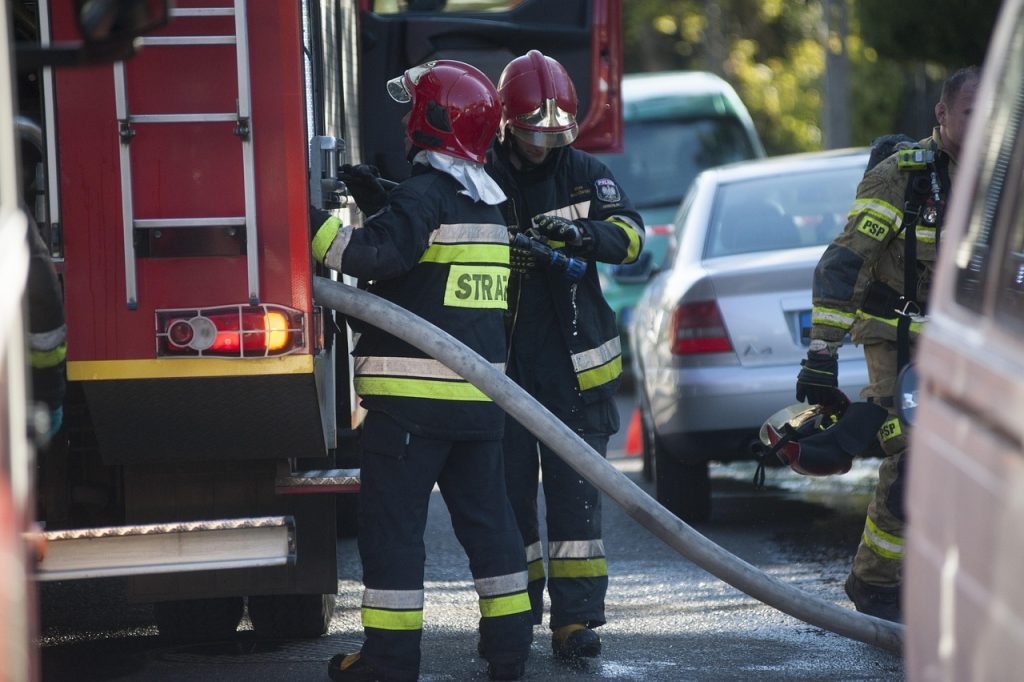 wypadek awionetki straż pożarna kraków